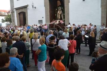 Misa y procesión de la Virgen de Telde en Los Llanos de Telde (Foto TA)
